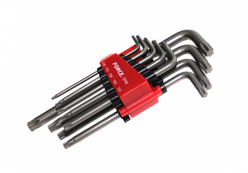 Набор звёзд FORCE 5098L Г-образн. 9 пред. TORX