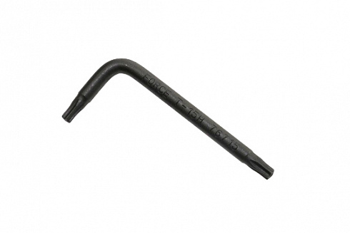 Ключ TORX Г-обр. FORCE 76715 T15H с отверстием