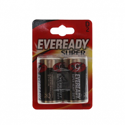 Батарейка Eveready Super Heavy Duty D-R20 FSB2
