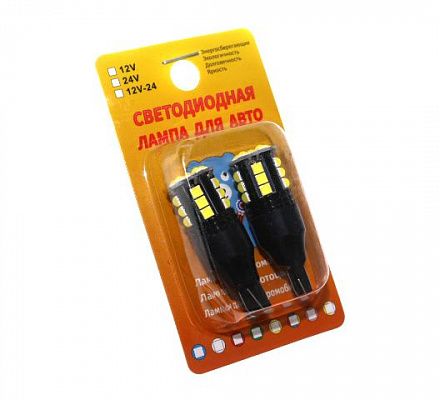 Диод 12V 21W белый (21SMD диодов) (2шт.) X0112