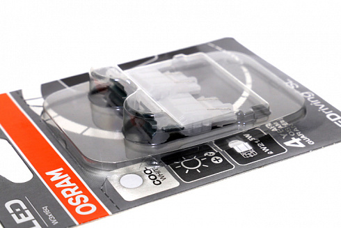 Диод 12V 21/5W 2-х конт.без цоколя белый (2 шт) OSRAM 7716CW-02B