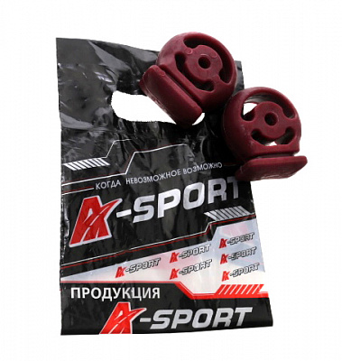 Крепление глушителя 21213 (2шт) A-SPORT полиуретан