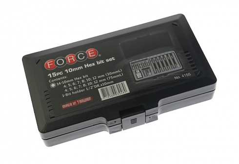 Набор насадок FORCE 15 пред. 4155