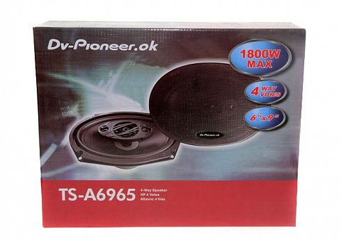 Динамики DV-PIONEERoK TS-A6965 4-х полосные коаксиальные 500 W (овалы)