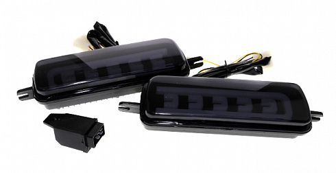 Подфарник 21214 диодный AUTO PART (2 шт) с ДХО PL-2023