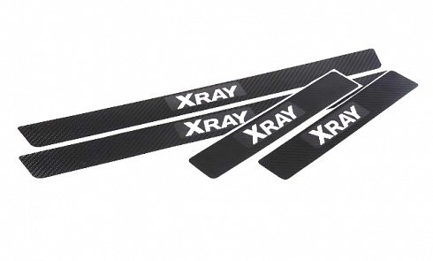 Наклейка порогов XRAY (2шт)