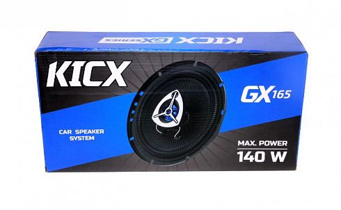 Динамики KICX GX-165 3-х полосные коаксиальные 140 W (d-16 см)