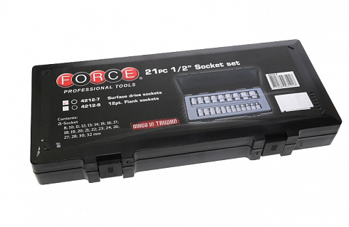Набор головок FORCE 4212-7 1/2 21 пред.