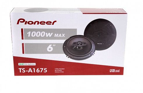 Динамики DV-PIONEERoK TS-A1675 4-х полосные коаксиальные 100 W (d-16 см)