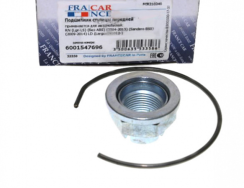Подшипник Веста, Ларгус ступицы передней без ABS FRANCECAR FCR210240