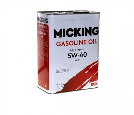 Масло мотор. MICKING 5/40 4л. синт. MG1