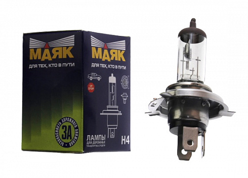 Лампа Н-4 12V  60/55W МАЯК 52420