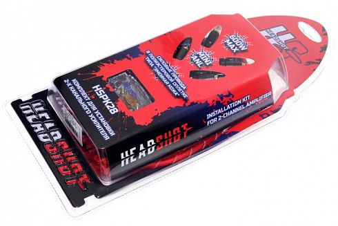 Набор для подключения усилителя (2-х канального) KICX HeadShot HSPK-28 8AWG
