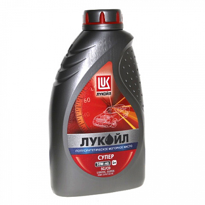 Масло мотор. ЛУКОЙЛ  Супер 10/40  1л п/синт.