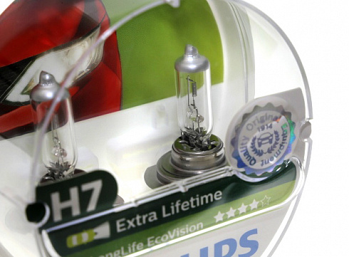 Лампы Н-7 12V  55W PHILIPS Eco Vision 12972LLECOS2