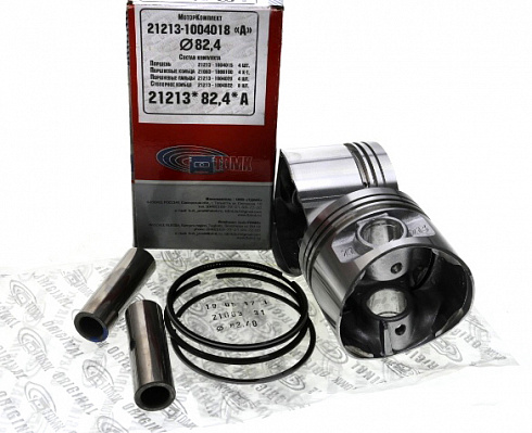 Поршни 21213 82,4 "A" TDMK с пальцами и кольцами
