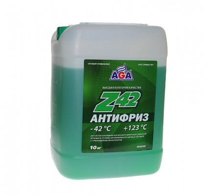 Антифриз AGA 050 Z-42  10л зелёный