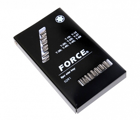 Набор звёзд FORCE 5091 Г-образн. 9 пред.