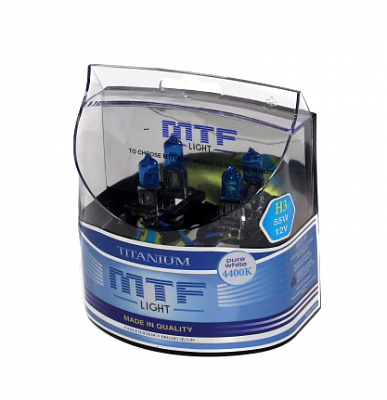 Лампы Н-3 12V  55W MTF TITANIUM