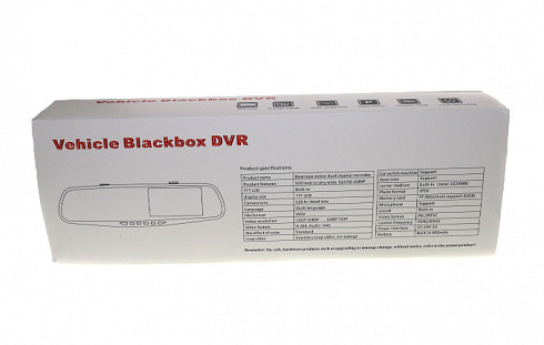 Зеркало вн/салонное с видеорегистратором VEHICLE BLACKBOX DVR L9000
