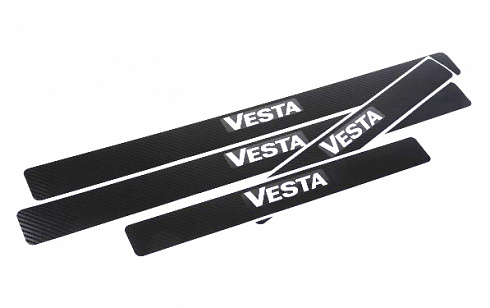 Наклейка порогов VESTA (4шт)
