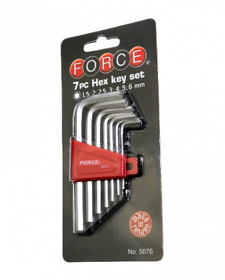 Набор шестигранников FORCE 5076 7предм.