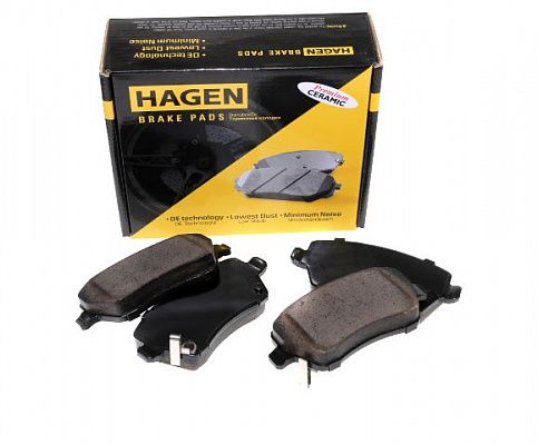 Колодки Ларгус, Веста тормозные передние HI-Q Hagen GP1564 16-клап. (керамика)