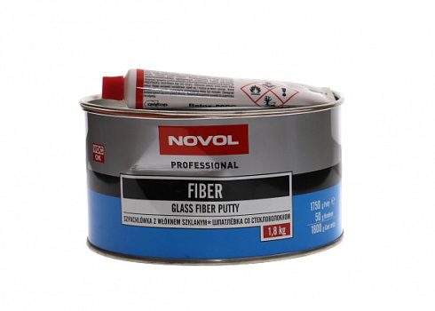 Шпатлёвка NOVOL FIBER 1225 1,8 кг