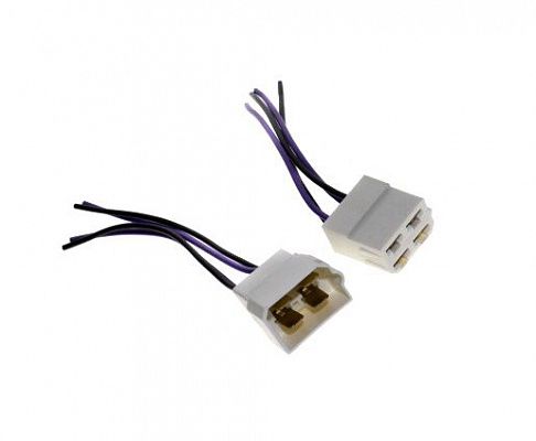 Разъём 4-х клеммный ("мама"+"папа") 6,3мм S=0,5 0518-3
