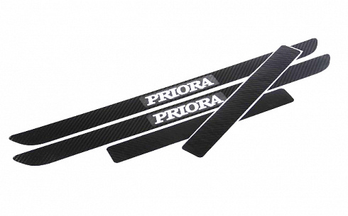 Наклейка порогов PRIORA (2шт)