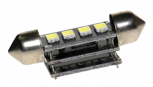 Диод салона белый (4SMD диода) 36мм с обманкой