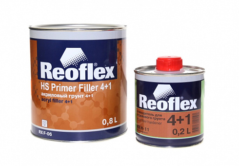 Грунт REOFLEX 4+1 белый 0,8л с отверд. (RXF06+RXH11)