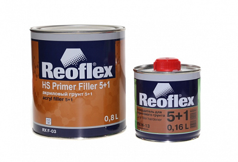 Грунт REOFLEX 5+1 белый 0,8л с отверд. (RXF03+RXH13)