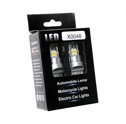 Диод 12V 21W белый без цоколя 18SMD (2шт) X0048