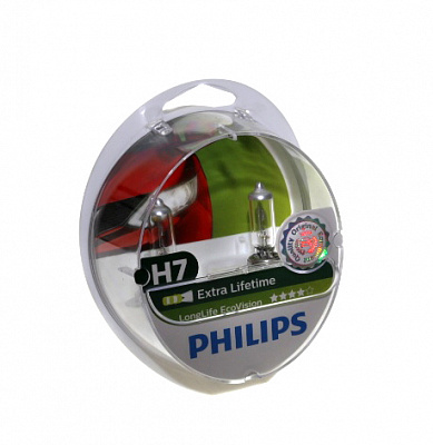 Лампы Н-7 12V  55W PHILIPS Eco Vision 12972LLECOS2