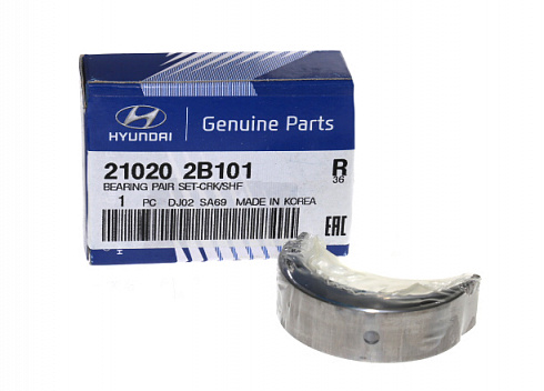 Вкладыши коленвала HYUNDAI 210202B101 коренные