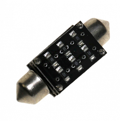 Диод салона белый (4SMD диода) 36мм с обманкой