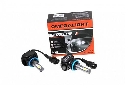 Лампы светодиодные OmegaLight LED Ultra H8/H9/H11/H16