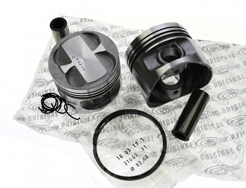 Поршни 21124 82,4 "C" TDMK с пальцами и кольцами