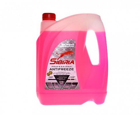 Антифриз SIBIRIA  5л красный G-12 -50