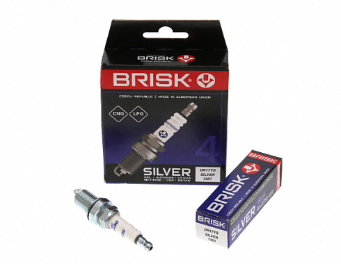 Свечи BRISK SILVER DR17YS 40524 ДВС (под газ)
