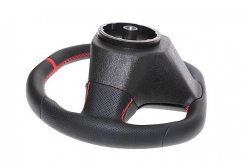 Руль 2123 "TRAVEL SPORT" красная строчка