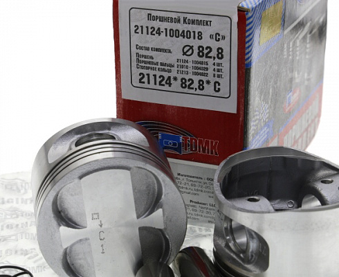 Поршни 21124 82,8 "C" TDMK с пальцами
