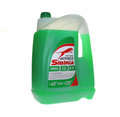 Антифриз SIBIRIA 10л зеленый G-11 -40
