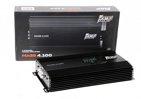 Усилитель мощности звука AMP MASS 4.100 4-х канальный 1100 W