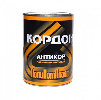 Мастика КОРДОН чёрная 1кг Ч/З
