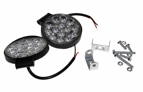 Противотуманки диодные B2-42R mini круглые (2шт)