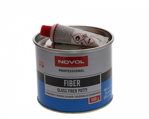Шпатлёвка NOVOL FIBER 1222 600 г