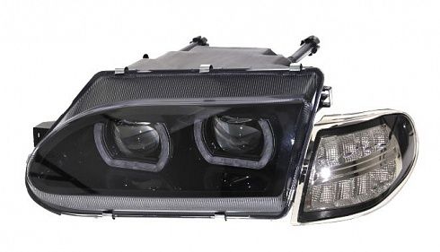 Фара 2115 4 BI-LED линзы BMW STYLE с ДХО (2шт)