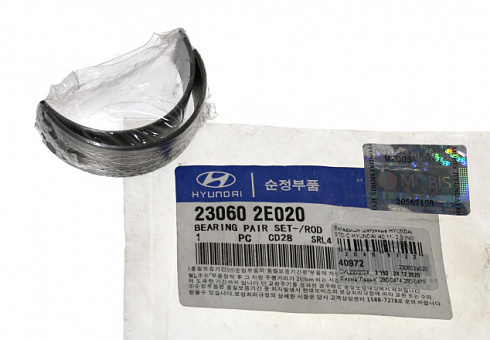 Вкладыши коленвала HYUNDAI 230602E020 шатунные